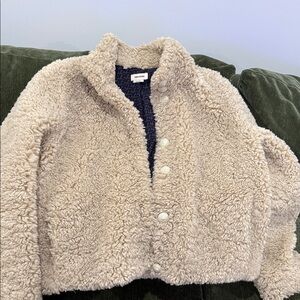 Zadig & Voltaire Cream Sherpa Jacket